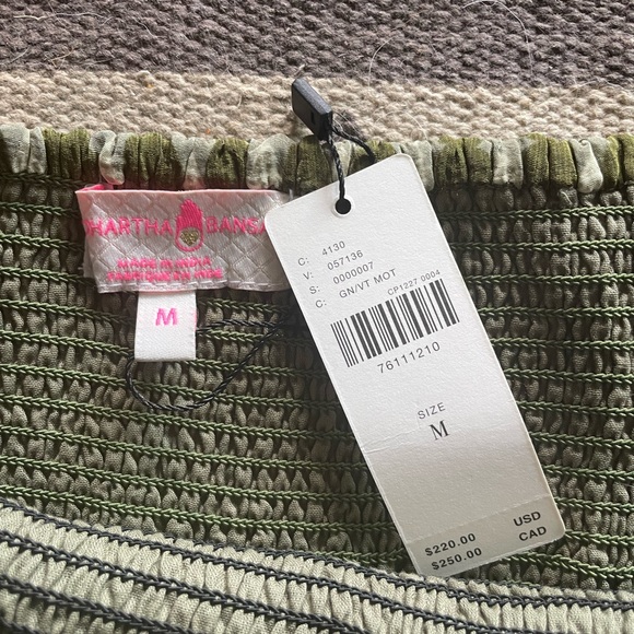 Anthropologie - Siddhartha Bansal smocked strapless maxi dress - Picture 3 of 8